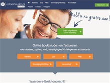 Tablet Screenshot of e-boekhouden.nl